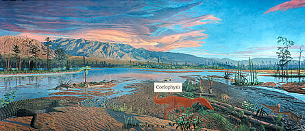 Late Triassic Landscape illustration